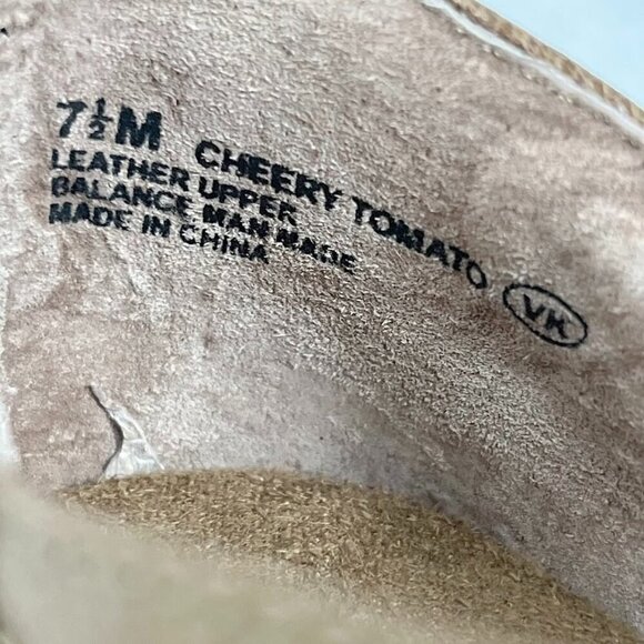 Aerosoles Leather Kitten Heels Ankle Strap Retro Grandma Tan 7.5 - Picture 8 of 8